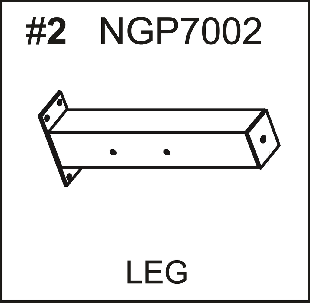 Replacement Part NGP7002 Leg