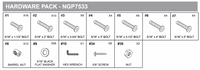 Replacement Part NGP7533 Hardware Pack