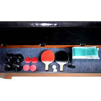 Sherwood 7' Air Hockey + Table Tennis + Dining Combo Set
