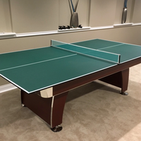 Quick Set 9' x 5' Conversion Table Tennis Ping Pong Set
