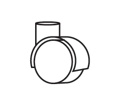 Replacement Part NGP23301 Caster Wheel