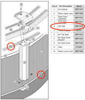 Replacement Part PC5085 Box 5/8" Rail (36 count NBP1055)