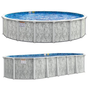 South Sea 52" Tall Steel Wall Resin Above Ground Pool Kit plus Starter Package