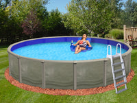 Trinity 52" Tall Salt Friendly Resin Above Ground Pool Kit plus Starter Package