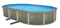 Trinity 52" Tall Salt Friendly Resin Above Ground Pool Kit plus Starter Package