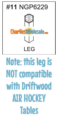 Replacement Part NGP6229 Leg