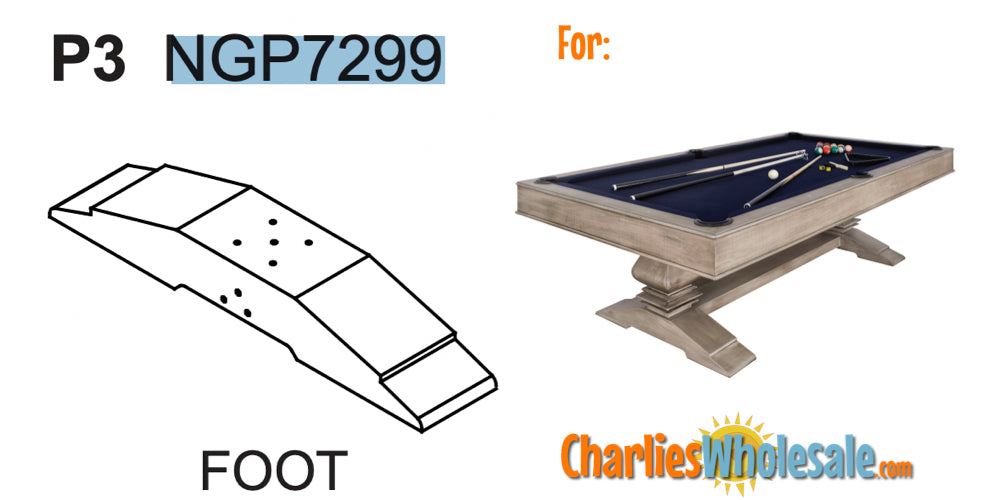 Replacement Part NGP7299 Foot