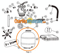 Replacement Part NEP4101 Blow Moulded Tank