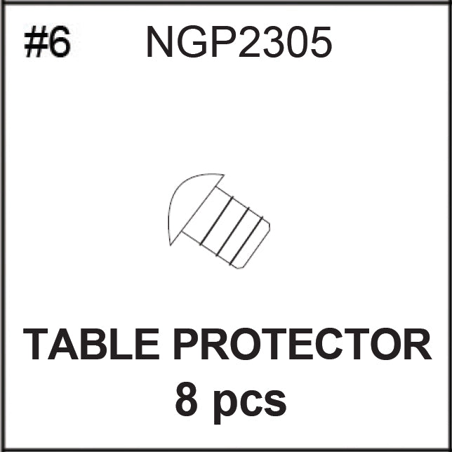 Replacement Part NGP2305 Table Protectors (8 Pieces)