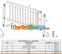 Replacement Part NEP2705 Spindle