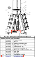 Replacement Part NEP2611 Safety Barrier Base
