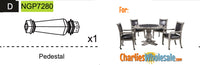 Replacement Part NGP7280 Pedestal