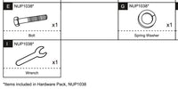 Replacement Part NUP1038 Hardware pack