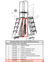 Replacement Part NEP2610 Safety Barrier Outer Half