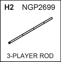 Replacement Part NGP2699 3-Player Rod