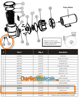 Replacement Part NEP2150, NEP2149, and AC 81590 Universal 1/4" Drain Plug with O-Ring