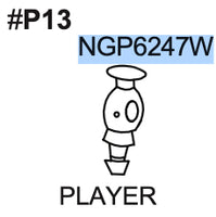 Replacement Part NGP6247W White Player
