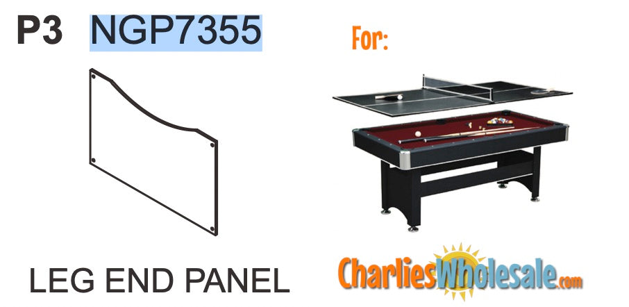 Replacement Part NGP7355 Leg End Panel