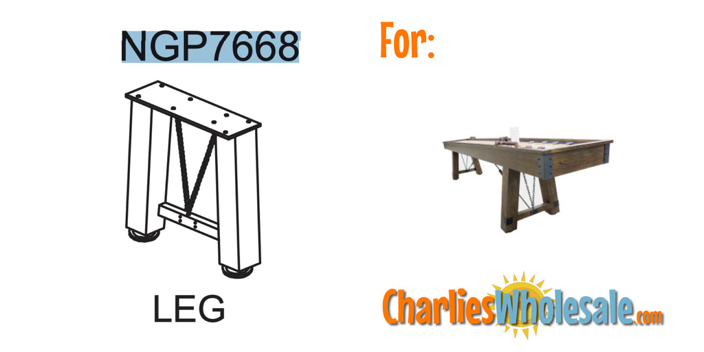 Replacement Part NGP7668 Leg