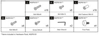 Replacement Part NGP6181 Hardware Pack