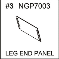 Replacement Part NGP7003 Leg End Panel