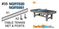 Replacement Part NGP7530 and NGP5951 Table Tennis Net and Posts
