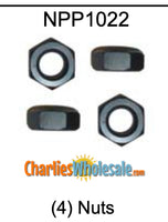 Replacement Part NPP1022 Nut Set of 4