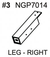 Replacement Part NGP7014 Leg - Right
