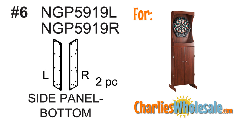 Replacement Parts NGP5919L and NGP5919R Side Bottom Panels