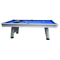 Alpine 8-ft Outdoor Pool Table with Aluminum Rails & Waterproof Felt