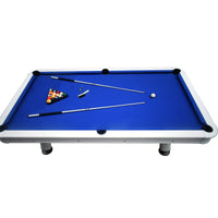 Alpine 8-ft Outdoor Pool Table with Aluminum Rails & Waterproof Felt