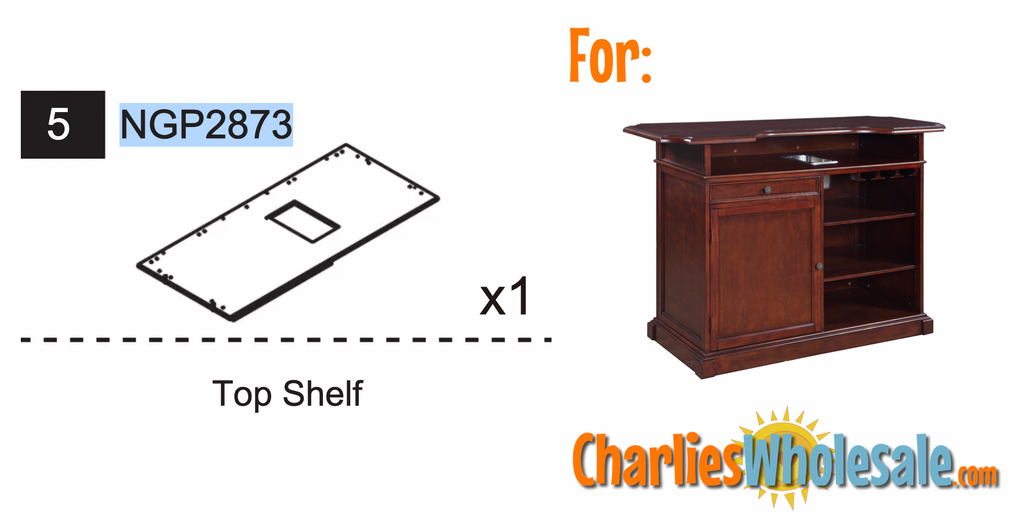 Replacement Part NGP2873 Top Shelf