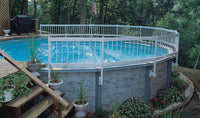 Above Ground Pool Fence Kit - White