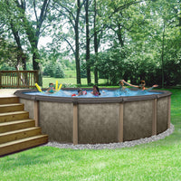 Riviera 54" Tall Resin Hybrid Above Ground Pool Kit plus Starter Package