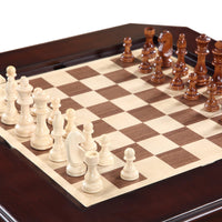 Fortress Chess, Checkers and Backgammon Game Table and Chairs Set