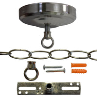 Soft Brushed Stainless Steel 3-Shade Billiard Light