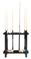 Classic Floor Billiard Pool Cue Rack