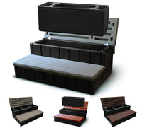 Confer Plastics 36" Spa Steps with Convenient Large Storage Compartment