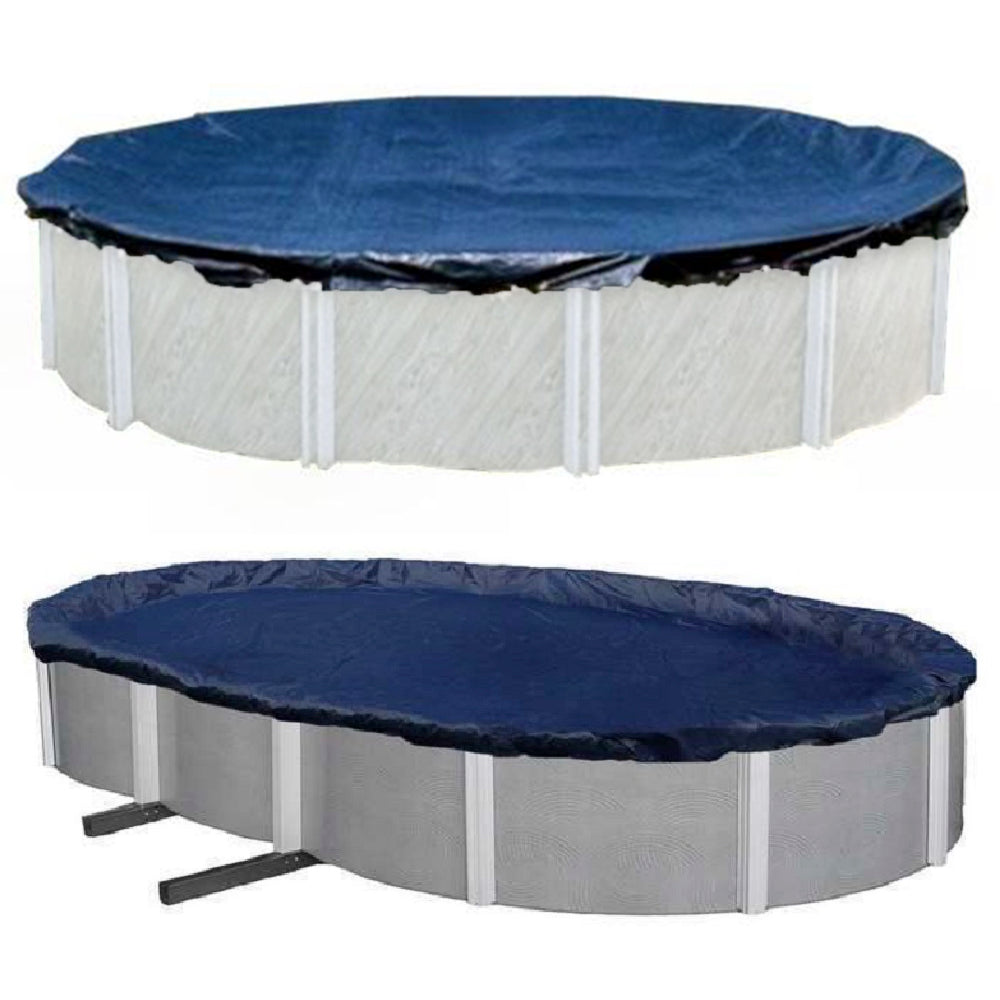 tarp for under pool Above Ground Swimming Pool Winter Tarp Covers by Swimline in Round and
