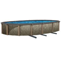 Riviera 54" Tall Resin Hybrid Above Ground Pool Kit plus Starter Package