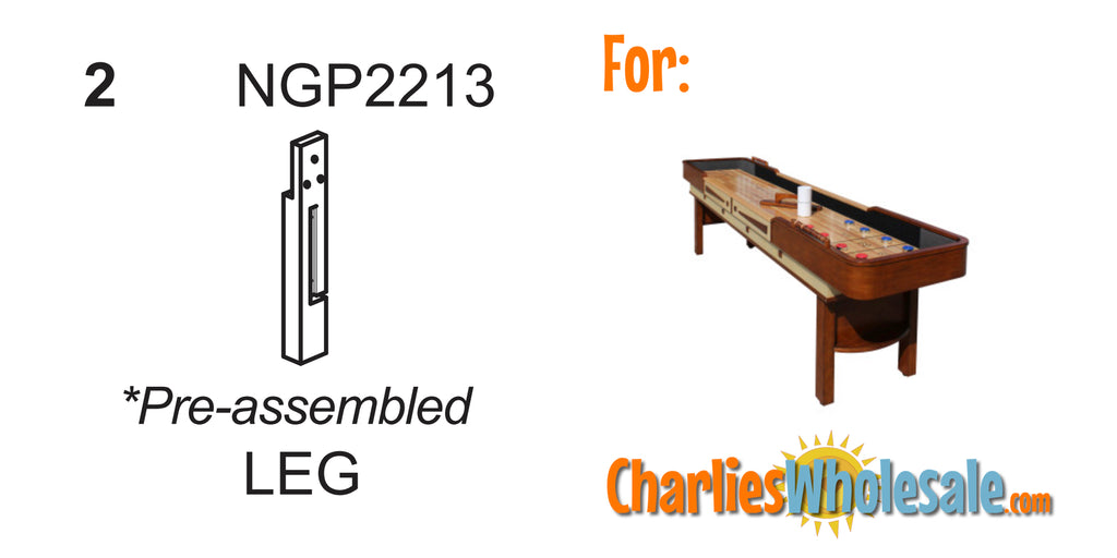Replacement Part NGP2213 Walnut Leg