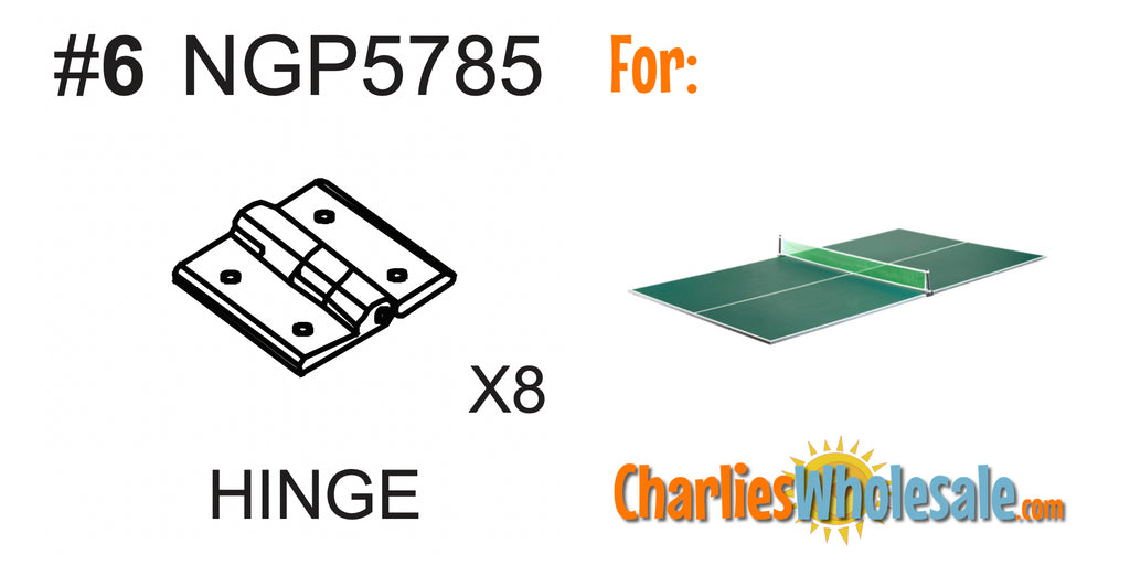 Replacement Part NGP5785 Hinges Set of 8