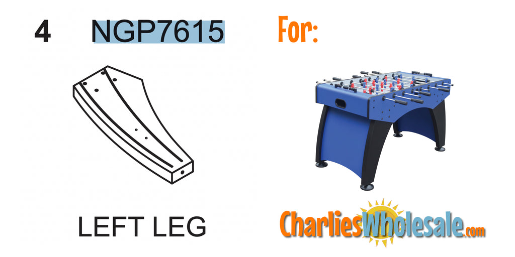 Replacement Part NGP7615 Left Leg