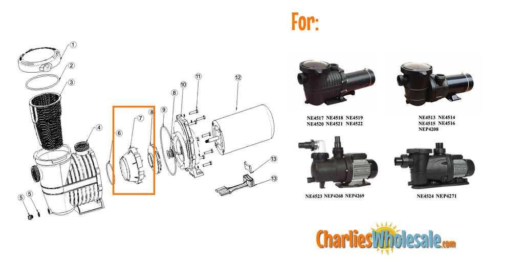 Replacement Part NEP4216 Diversion Sets