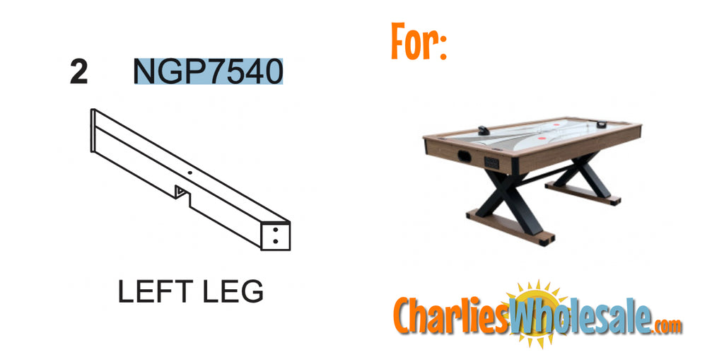 Replacement Part NGP7540 Left Leg