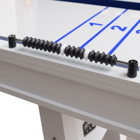 Crestline 12' Indoor / Outdoor Aluminum Shuffleboard Table - White