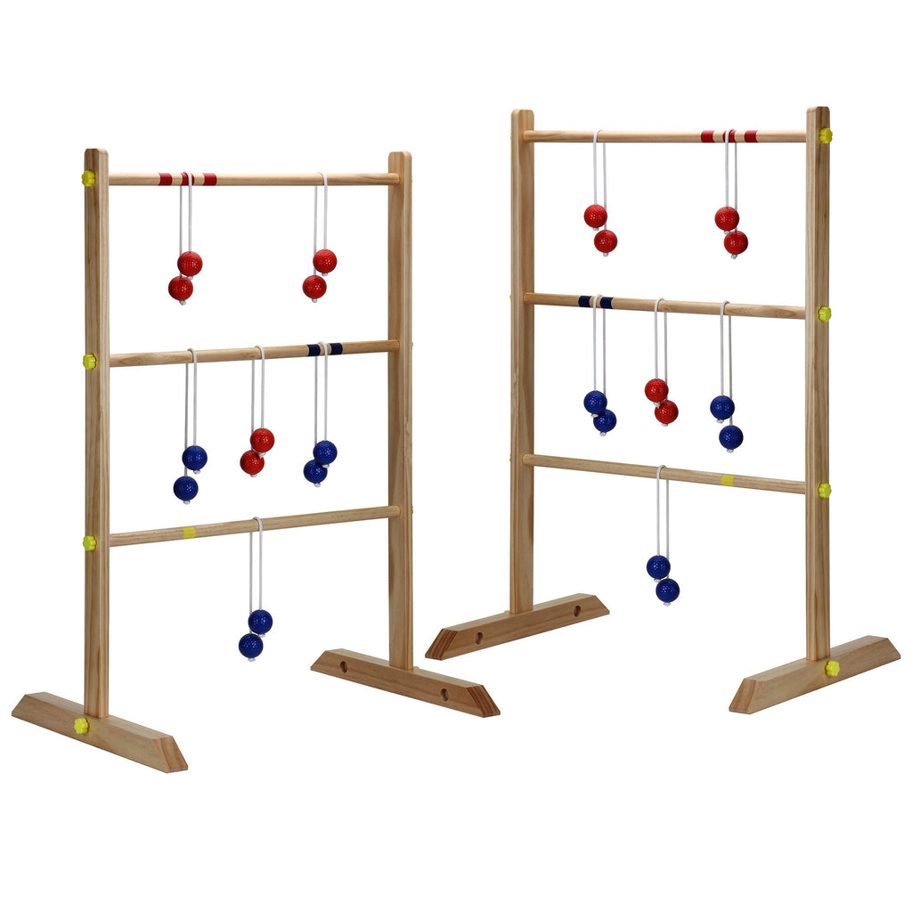 Solid Wood Ladder Toss Game Set