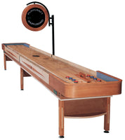 Telluride Shuffleboard Table with 24" Overhead Scorer - 12' 14' 16' 18' 22' Sizes