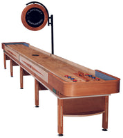 Telluride Shuffleboard Table with 24" Overhead Scorer - 12' 14' 16' 18' 22' Sizes