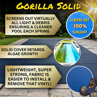 16-Year Gorilla Solid In-Ground Pool Safety Cover